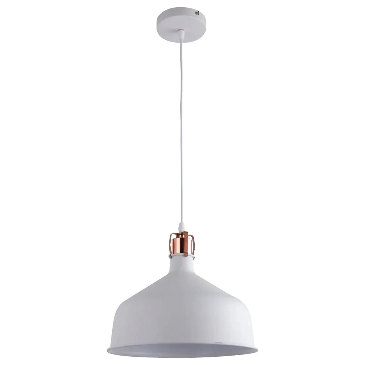 Pendente Sobrepor Moderno Arthur 53cm E27 Laca Branca