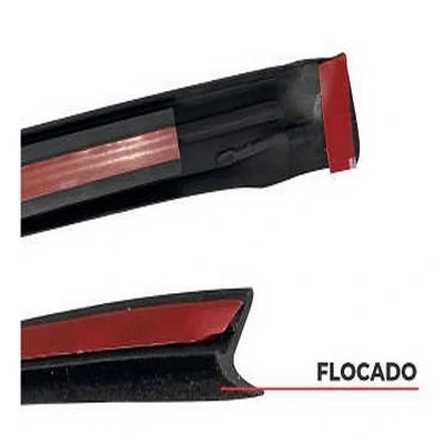 Friso do Teto VOLKSWAGEN GOL 2 Portas Lado Esquerdo - JAHU BORRACHAS 703799