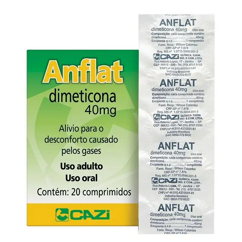 Anflat 40 Mg 20 Comprimidos Cazi Similar