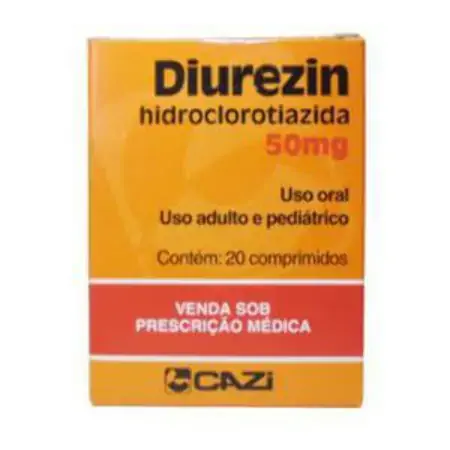 Diurezin 50mg Caixa 20 Comp