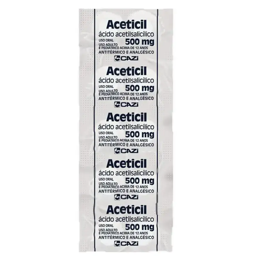 Aceticil 500 Mg 500 Comprimidos Cazi Química Similar