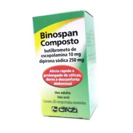 Binospan Composto 10 Mg 250 Mg 20 Comprimidos Cazi Similar