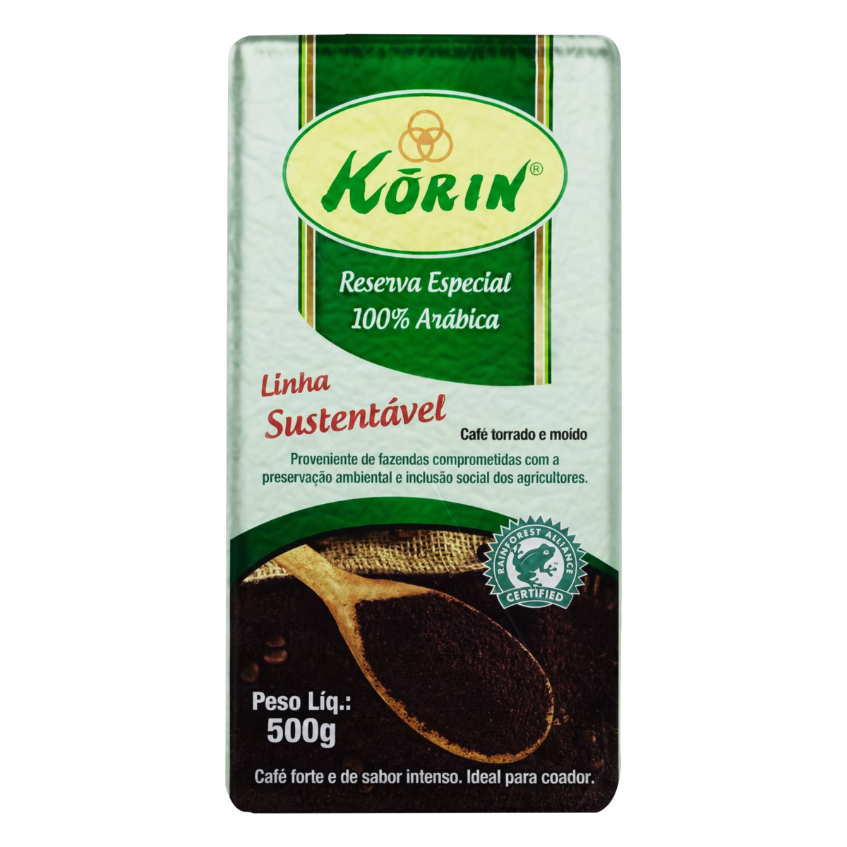 Café Torrado E Moído Korin Sustentável Pacote 500g