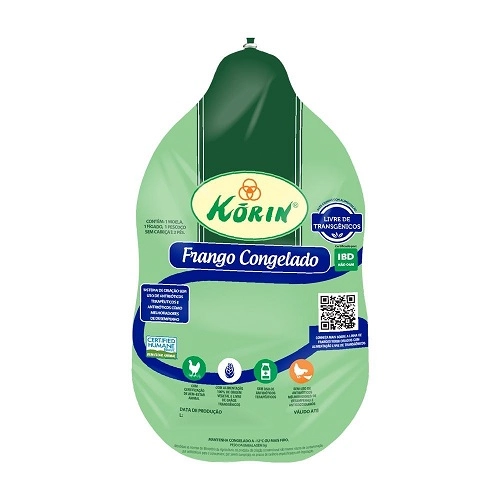 Frango Congelado Korin Livre De Transgênicos