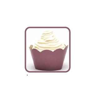 Cupcake Saia Lisa Rose Gold C/40 So Festas