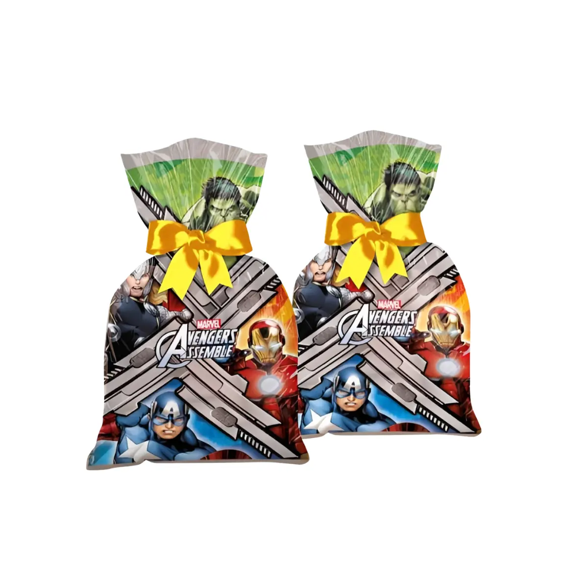 Sacola Plastica C 8 Marvel Avengers