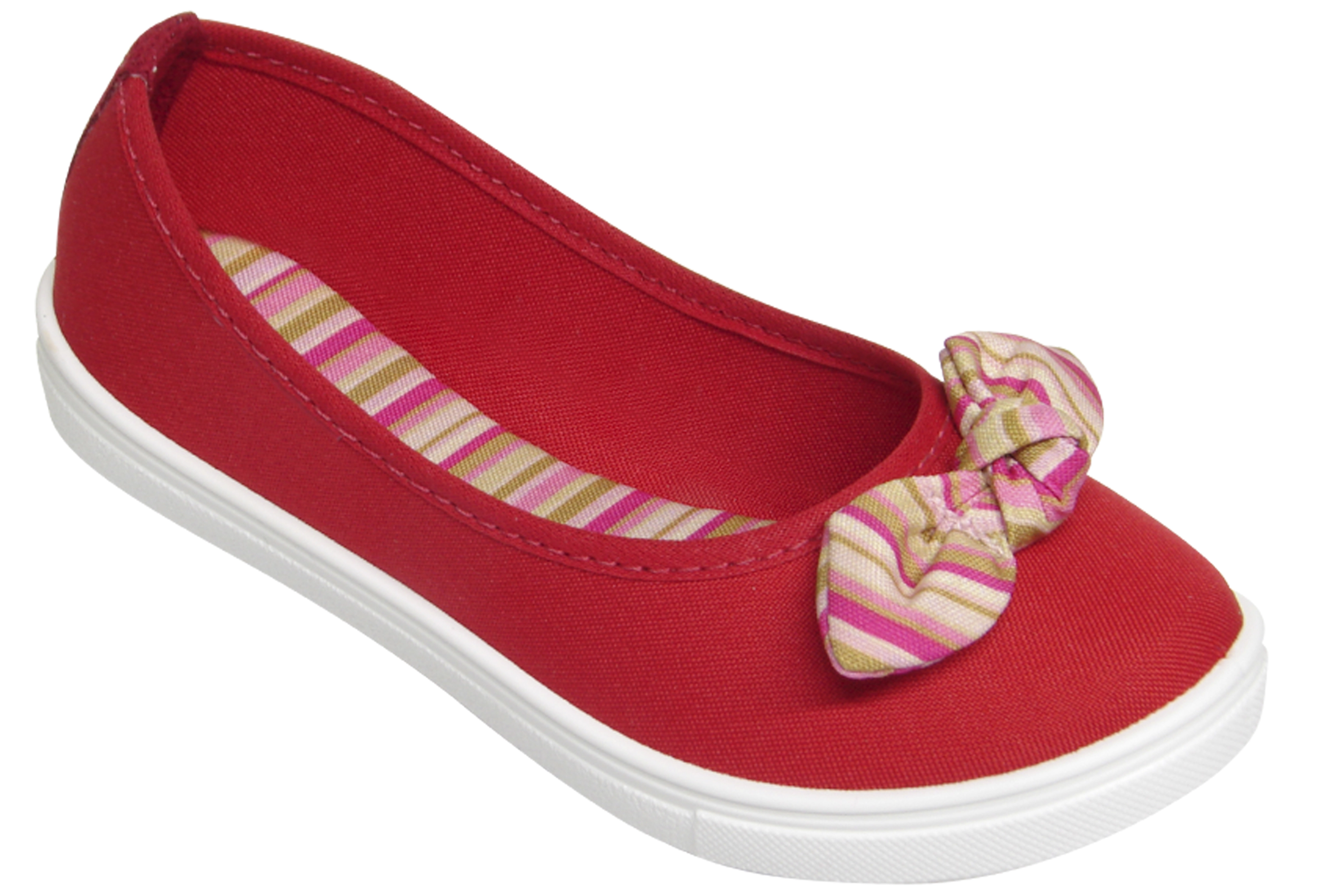 Sapatilha Infantil C/laco Vermelho Scaleno 31