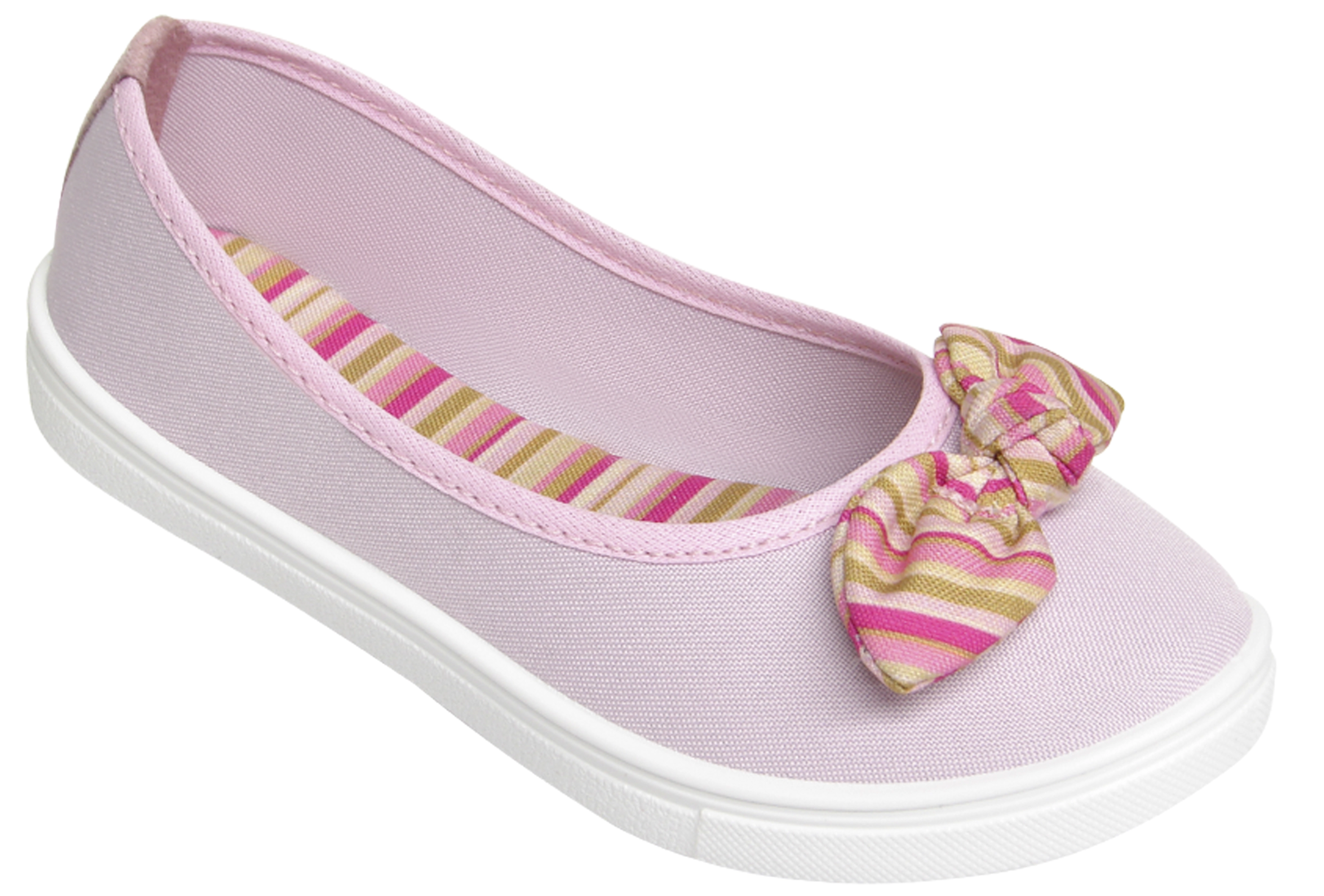 Sapatilha Infantil C/laco Rosa Bebe Scaleno 30