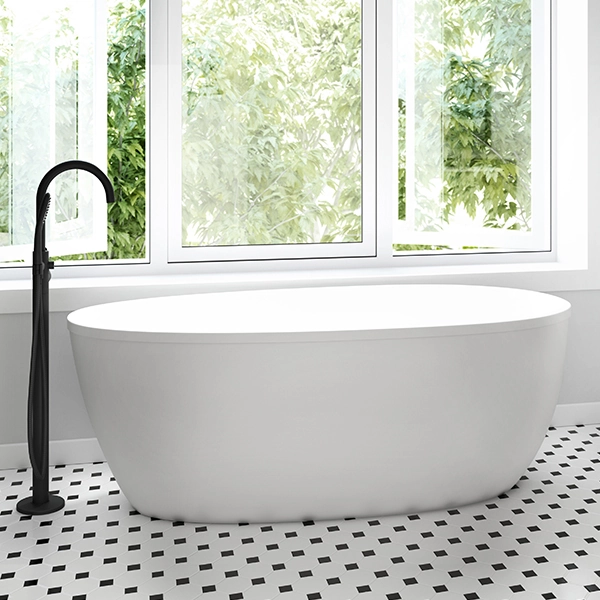 Banheira Oval 150x75x59cm Branco Troppo Jacuzzi