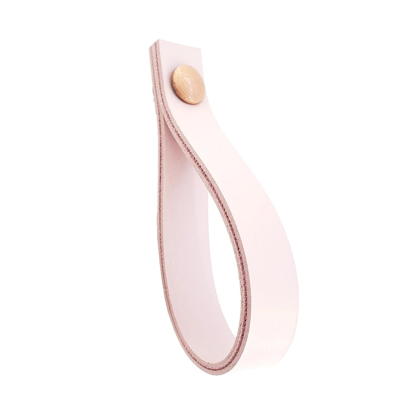 Puxador Dofi Parafuso - Textura De Couro Rosa - Parafuso Rose Gold