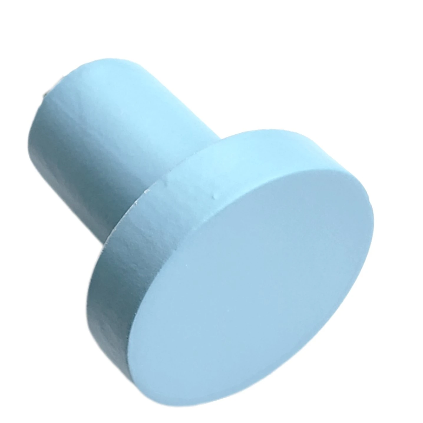 Cabideiro de Parede em Madeira Dream Azul Claro - Gancho Resistente Forte Peso Organizador Suporte Pendurador Bolsa