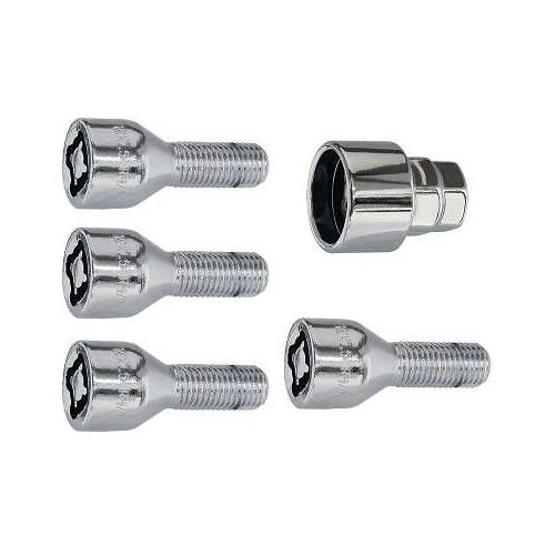 Kit de Parafuso Antifurto Chave 17/19 com 4 Peças - RODAFUSO 25CRA
