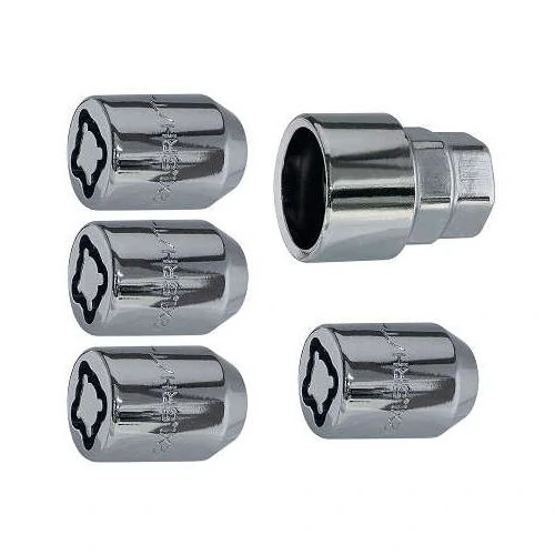Kit Porca Antifurto Chave 19/21mm com 4 Peças - RODAFUSO 6CRAMINI