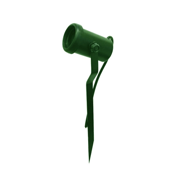 Espeto para Jardim 1 Lâmpada Verde Alloy