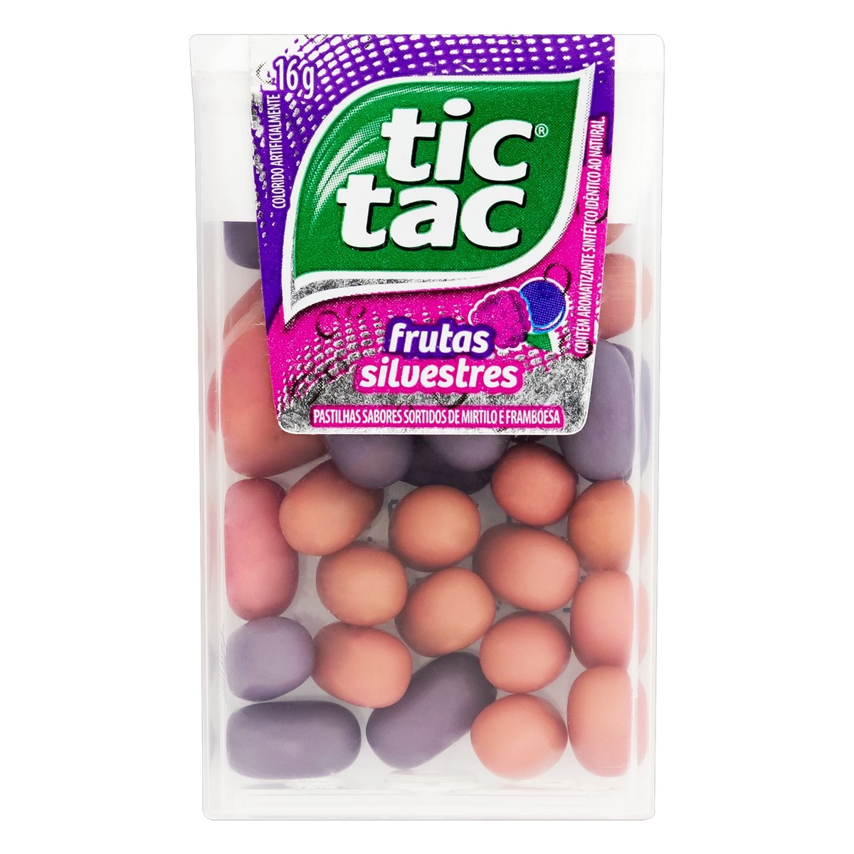 Pastilha Tic Tac Frut Silv/mirt/framb 16gr