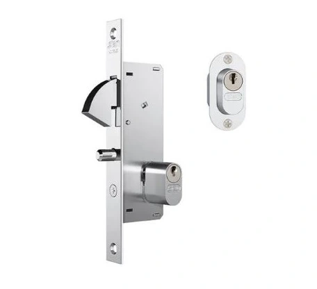 Fechadura Stam 940 Esp. Inox Gorje P/ Porta Correr
