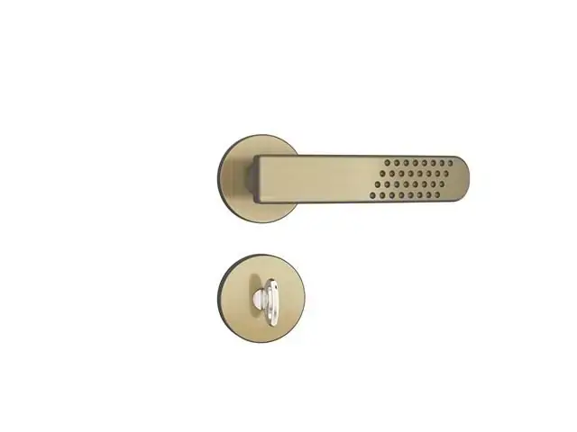 Fechadura Stam Oxidado 823/21 Roseta Redonda Para Banheiro