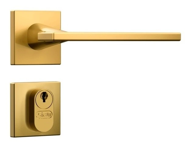 Fechadura Porta Externa Sala Quarto Dourada Gold Stam 40mm Classic