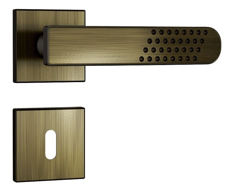 Fechadura Porta Interna Stam 813/21 Antique Ouro Velho 40mm