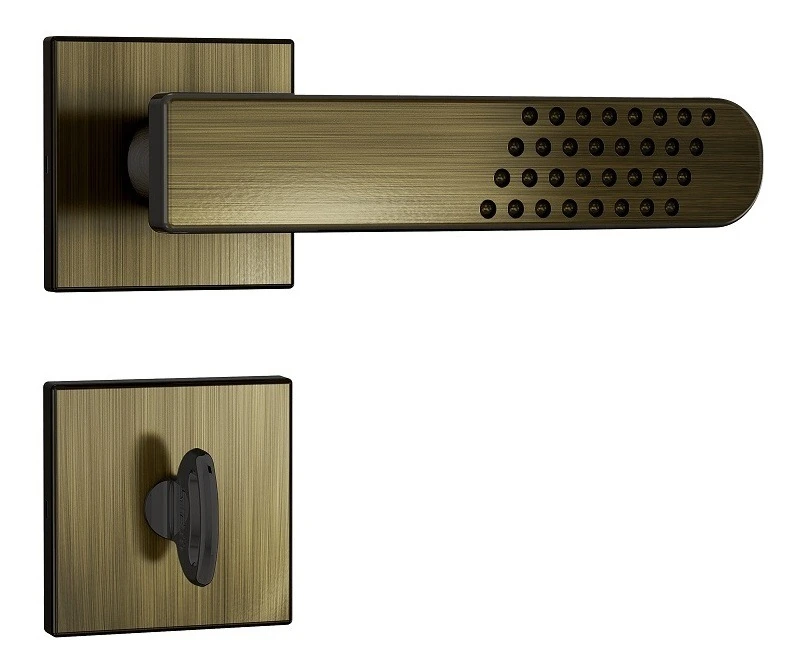 Fechadura Porta Banheiro Stam 823/21 Antique Ouro Velho 40mm
