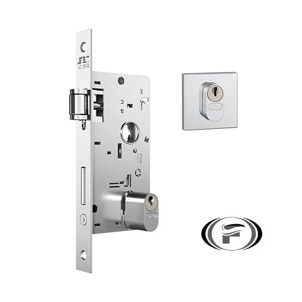 Fechadura 803 Rq1 Pivotante Roseta Quadrada Inox Stam