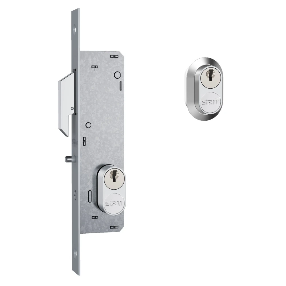 Fechadura Bico De Papagaio Para Porta De Correr 902 Inox Aisi 304 Cromado Stam