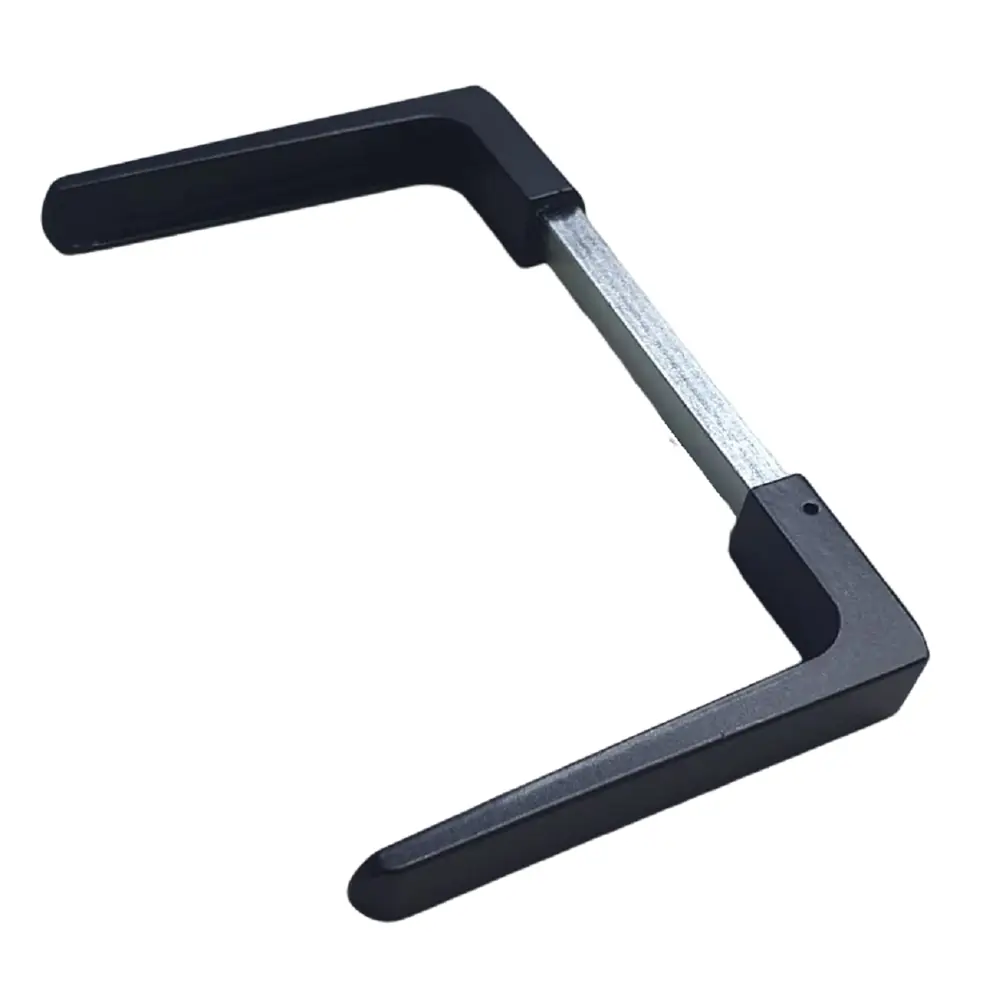 Maçaneta Buzios Para Portas De Até 75mm Espessura Preta