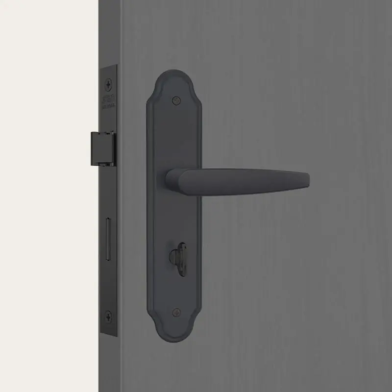 Fechadura Stam Esp. 823/33 Preto Fosco 56442