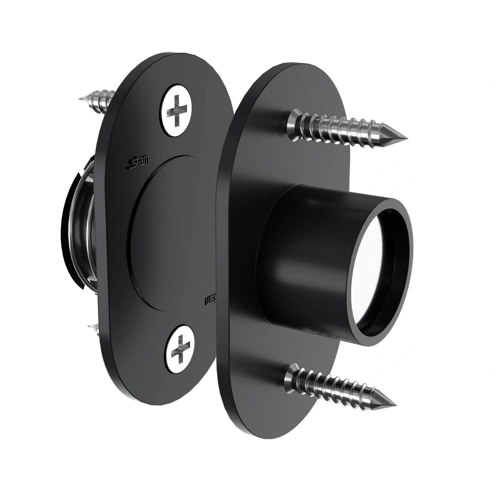 Fecho Magnético Para Portas E Janelas- Stam Preto Ferragio 76678