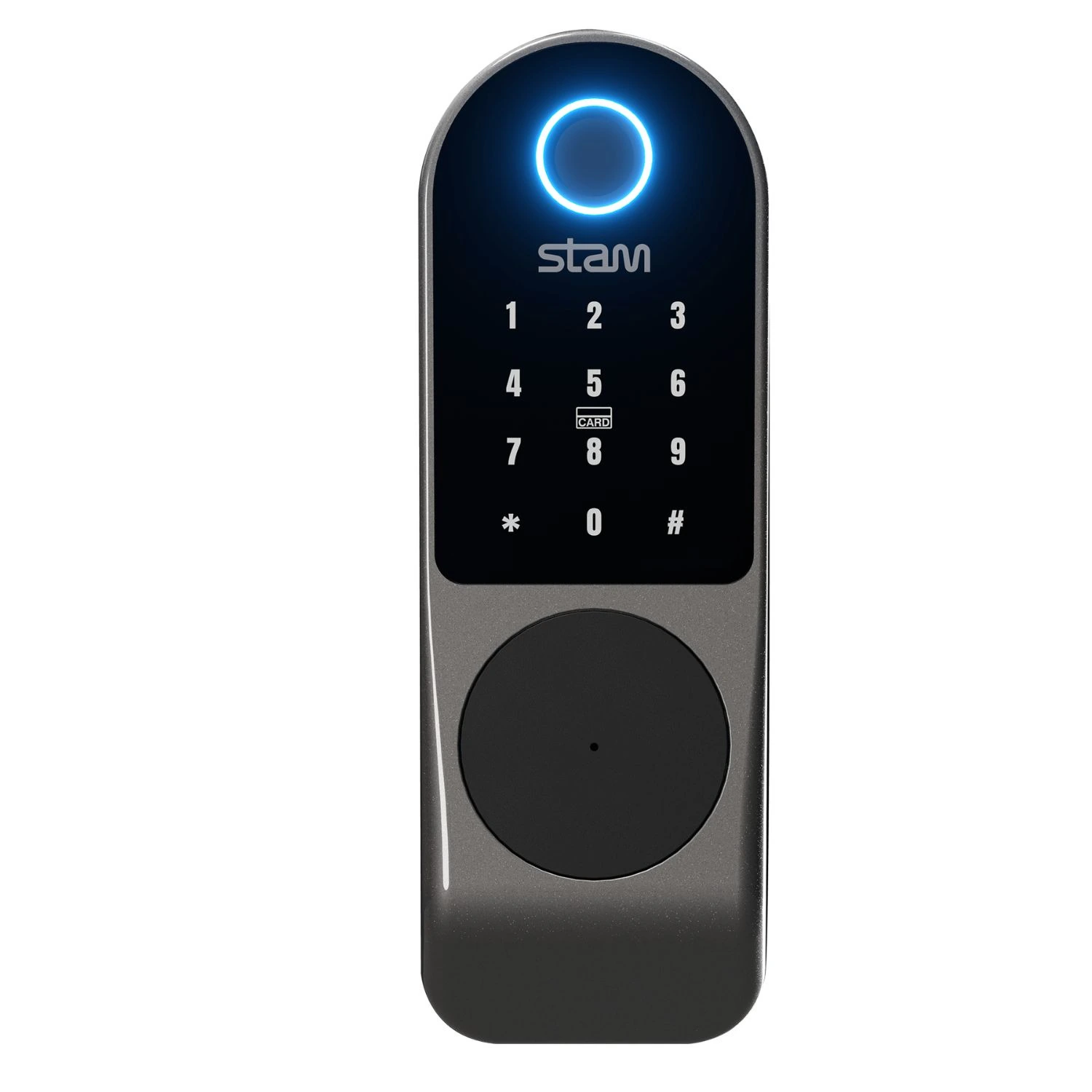 Fechadura Digital S-guardian De Sobrepor Com Biometria, Senha, Cartão E Chave Ip44 Stam