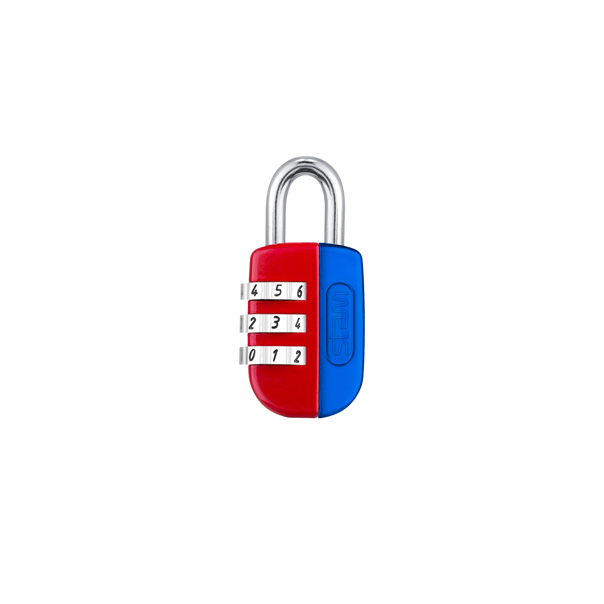 Cadeado Life Colors 20mm Verm Azul 91537 Stam