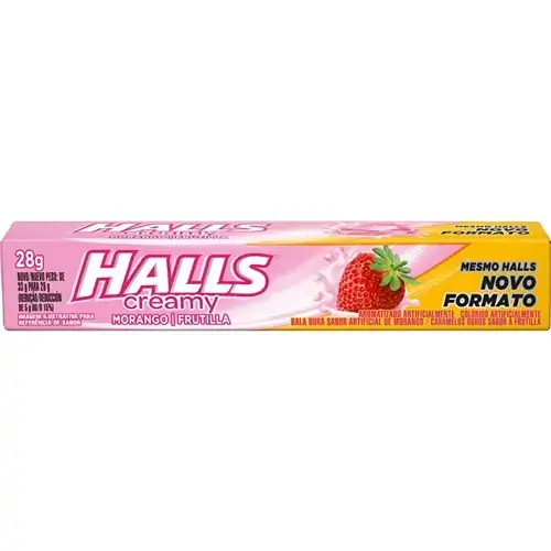 Bala Halls Un Morango Cream