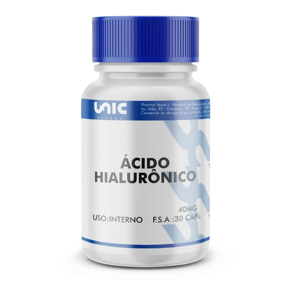 Ácido hialurônico 100mg 30 Cápsulas
