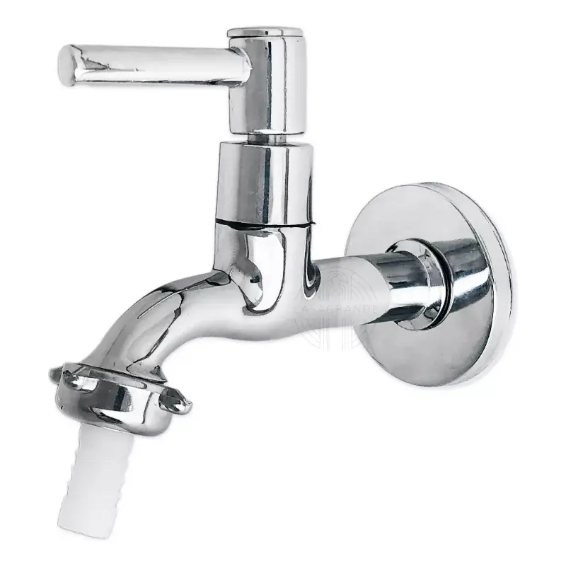 Descubra a Qualidade CasaGrande Mundial: Torneira Tanque/Jardim LONGA Metal Alavanca Cromada 1/4 de Volta Modelo 1130