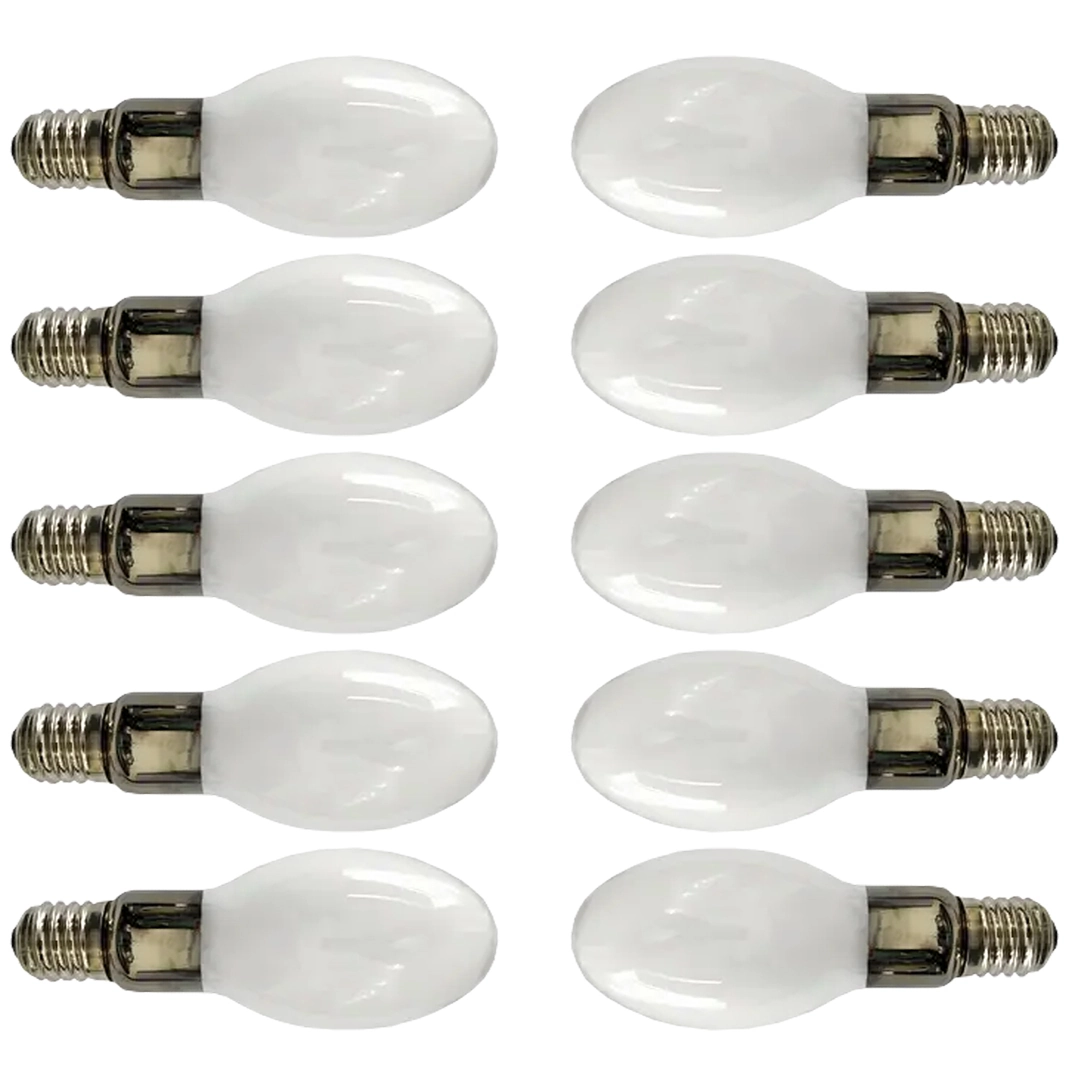 Kit 10 Lampada Ovoide Vapor Metalico 250w E40 Lukma