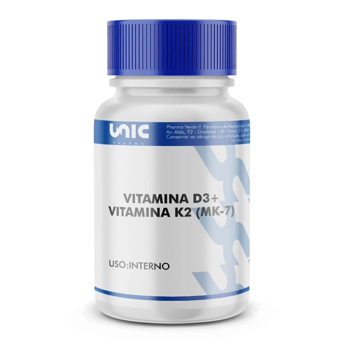 VITAMINA D3 + VITAMINA K2 (MK-7) 60 Cápsulas