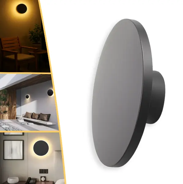 Arandela De Led Eclipse 9w Externa Parede 3000k Ip65