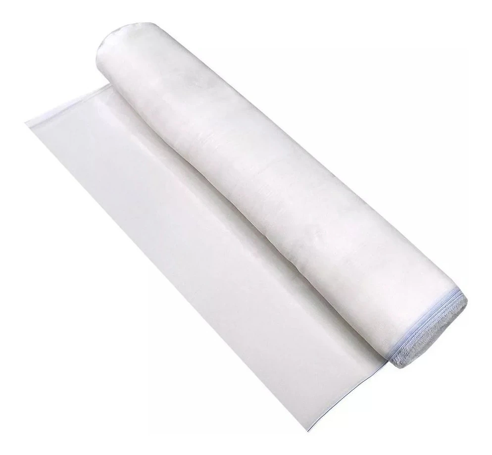 Tela Nylon Mosqueteira Anti Mosquito Branca 1 X 20 Metros