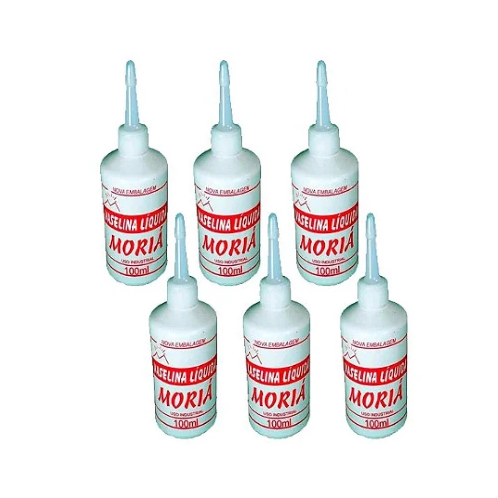 Kit 6 Vaselina Líquida Lubrificante Industrial 100ml Moriá