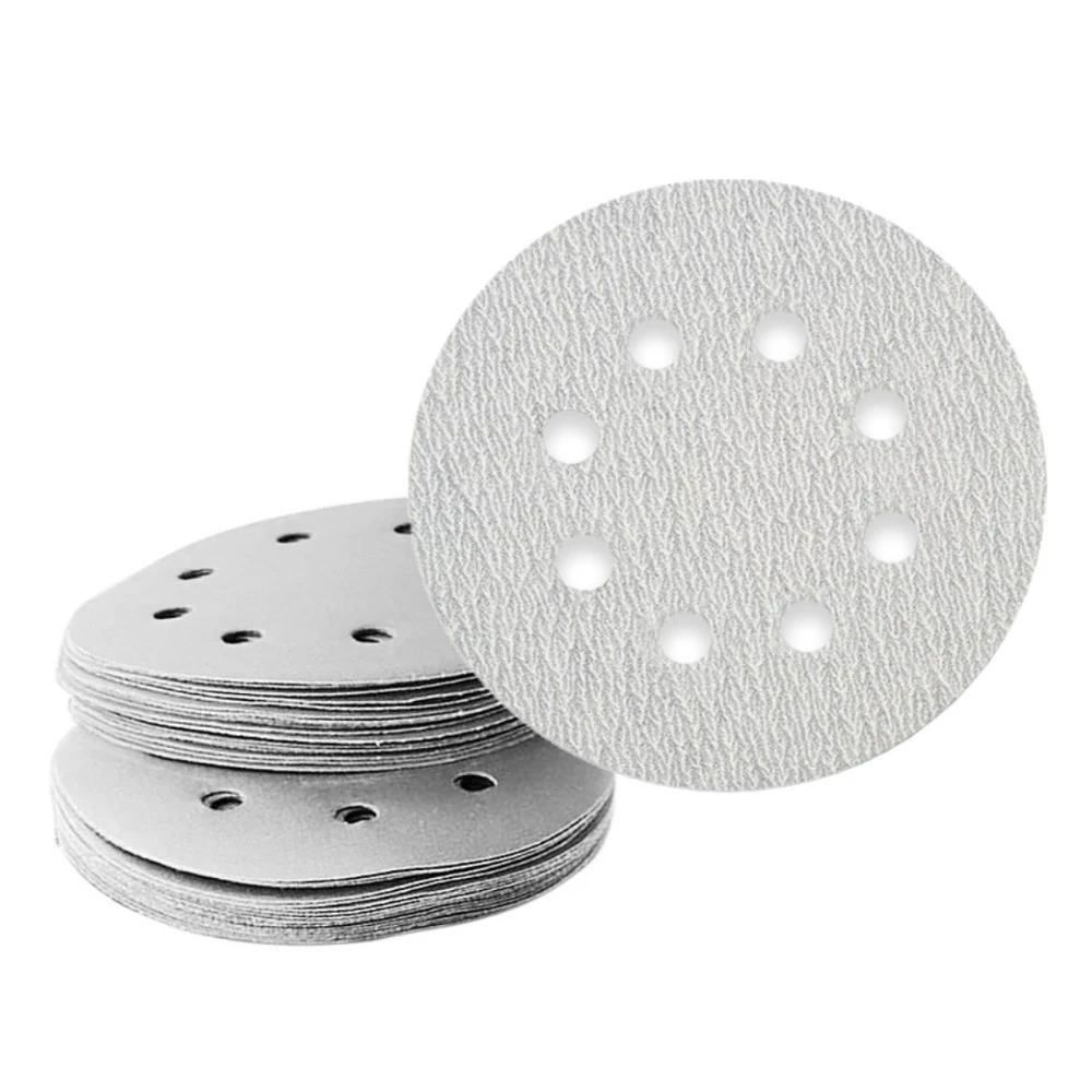 Kit 30 Disco Lixa Pluma Orbital 125mm 5 8 Furos Grão 60