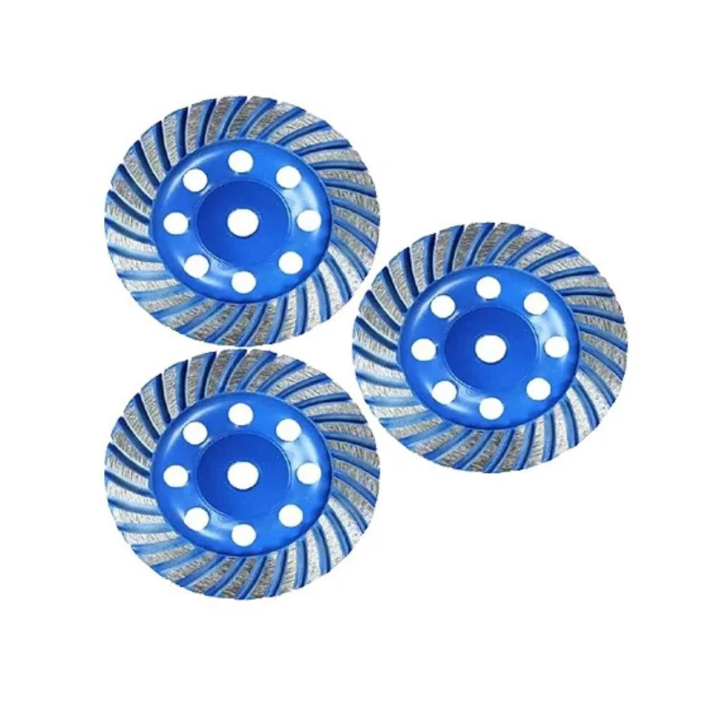 Kit 3 Disco Desbaste Diamantado Rebolo 115mm X 22,23mm Idea