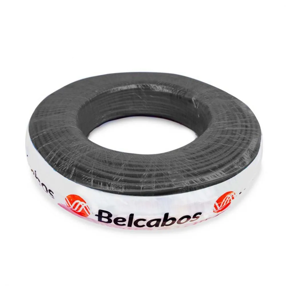 Cabo Flexível 6,00mm² 50 Metros Pt 450/750v 247 Nm Belcabos