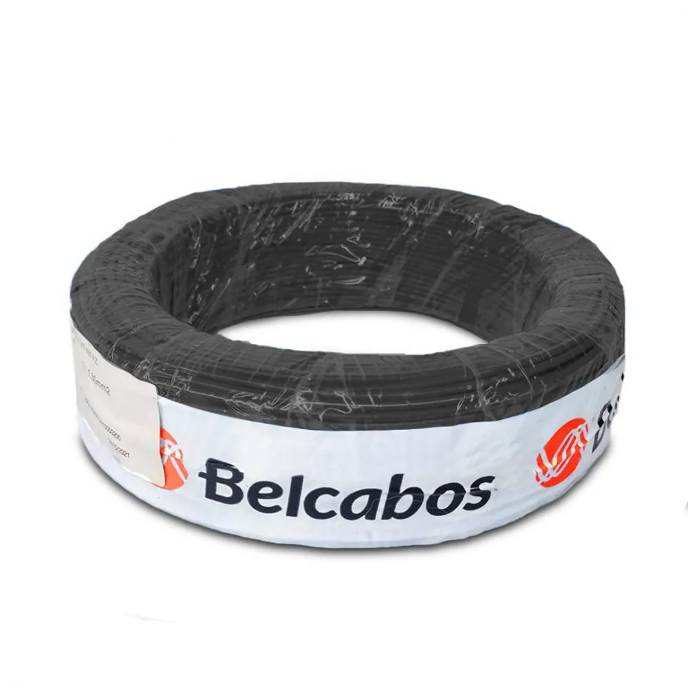 Cabo Automotivo Din 72551-6 Belcabos 1,50mm² -40ºc A +105ºc 50m Preto