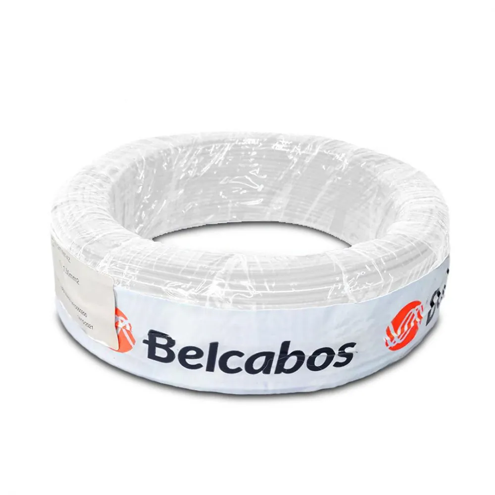 Cabo Automotivo Din 72551-6 Belcabos 1,50mm² -40ºc A +105ºc 25m Branco