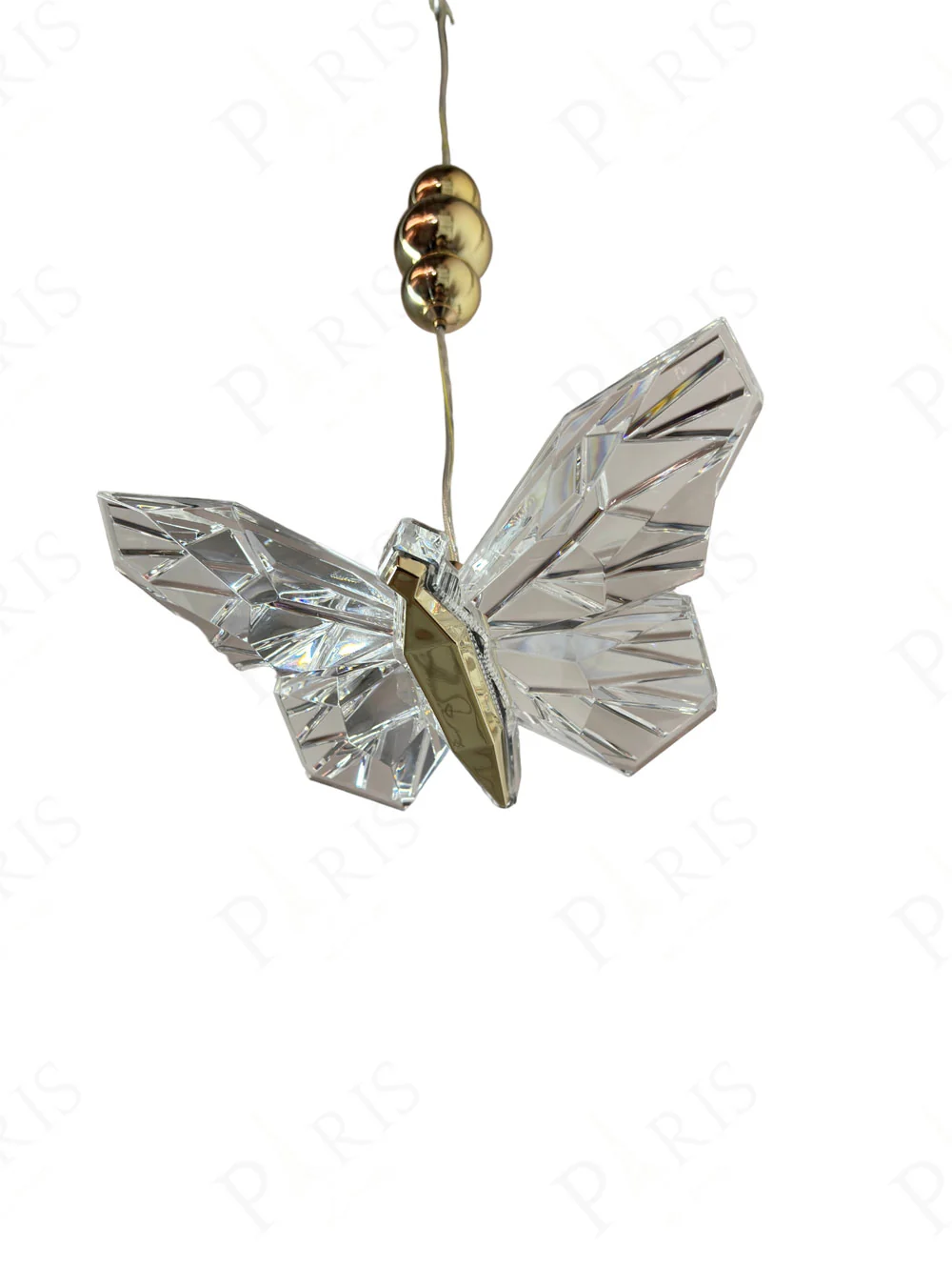 Pendente Borboleta Dourado 20cm Led 4w 3 Em 1 Bivolt 15742-pl