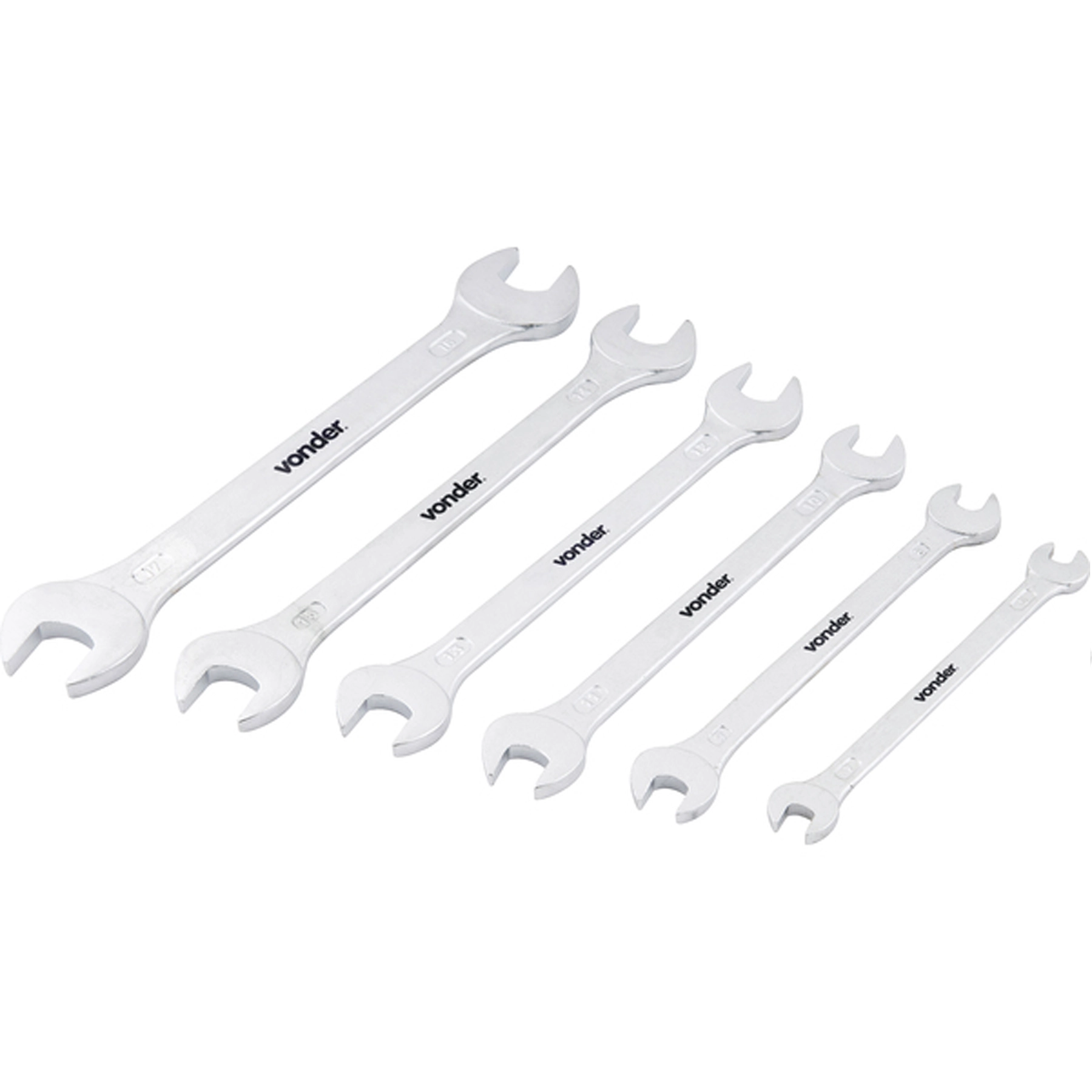 Jogo de Chave Fixa 6 a 17mm CRV Vonder