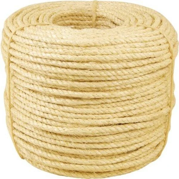 Corda De Sisal 6 Mm X 460 M 3 Pernas Vonder Natural