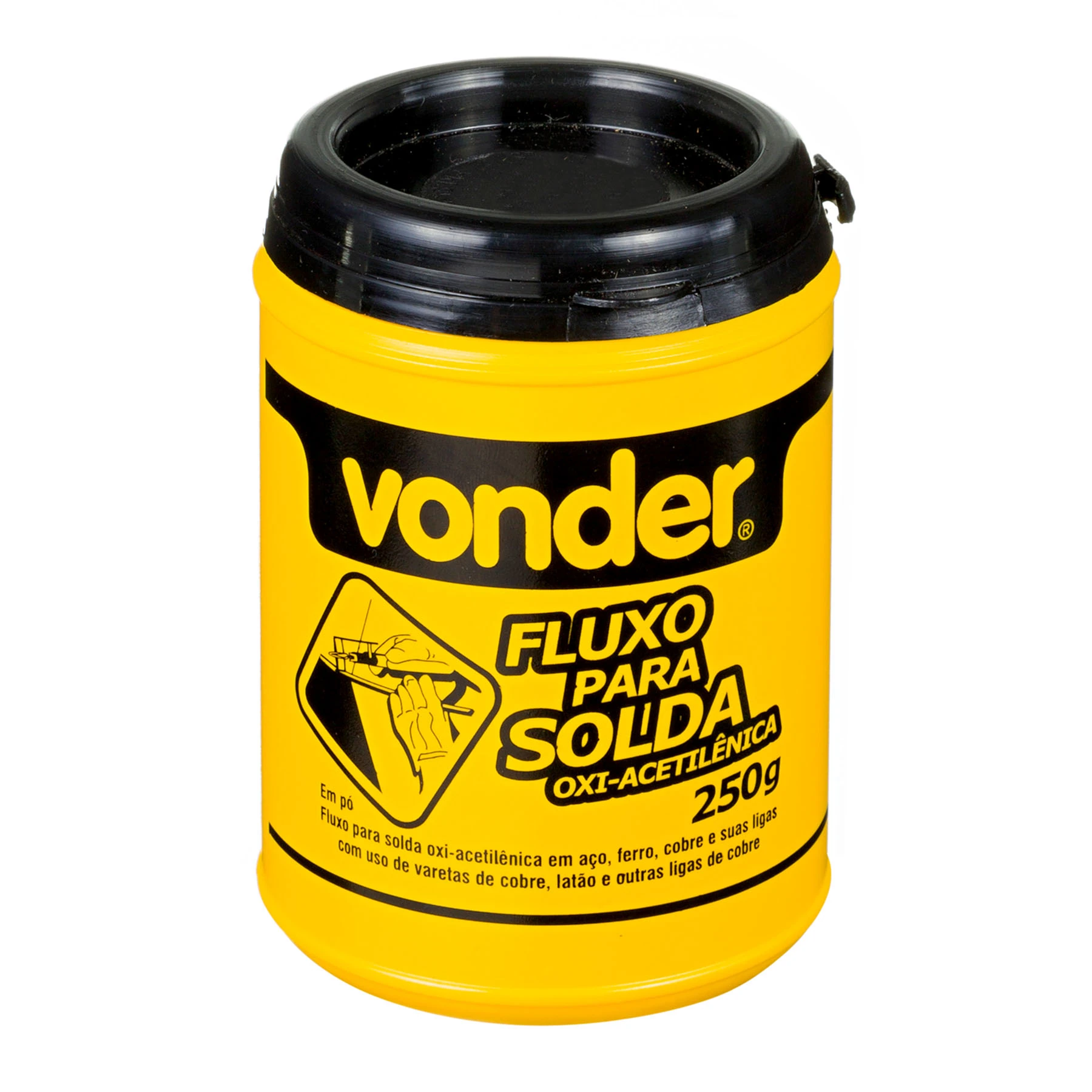 Fluxo Latão/Bronze para Solda 250G em pó Vonder