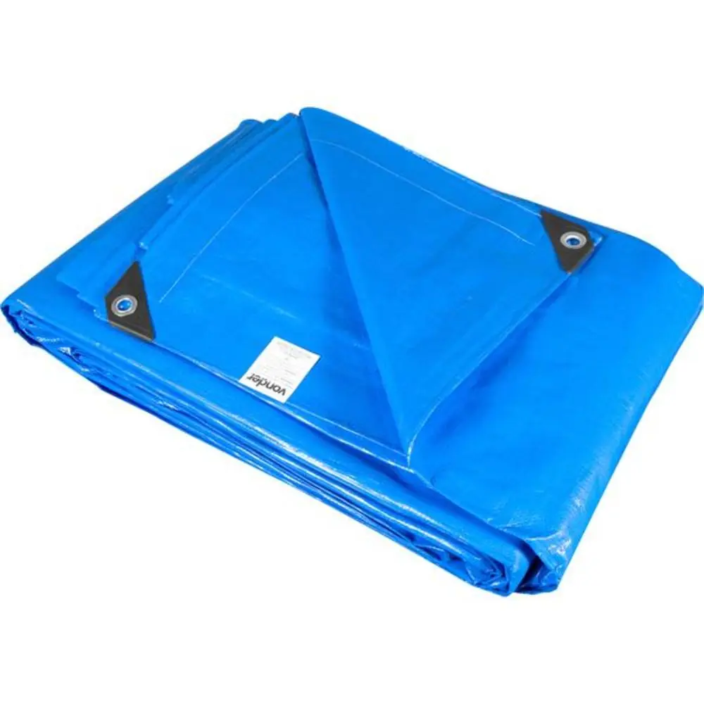 Lona Reforçada De Polietileno Azul 12 M X 4 M - Vonder