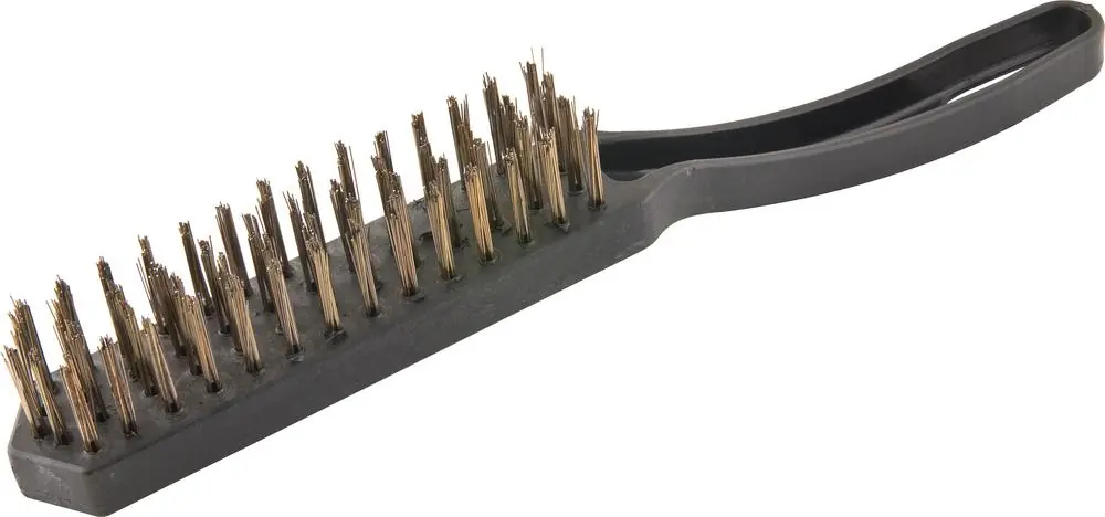 Escova Manual Aço 4 Fileiras Cabo Plástico - Vonder